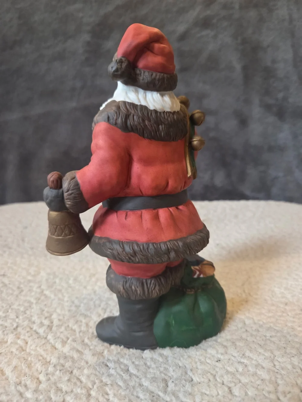 Traditions Red Porcelain Collectible Santa Claus Figurine